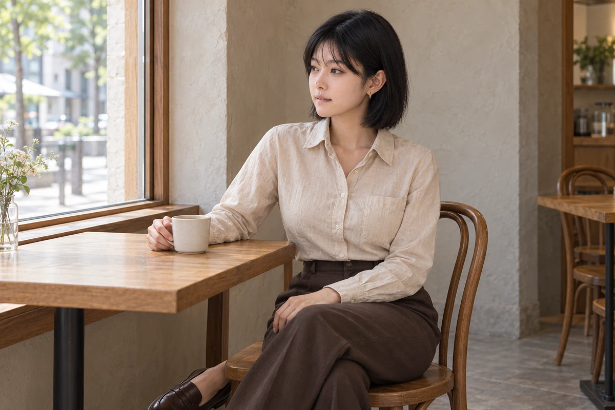 차서아 카페 창가 · 여유로운 오후