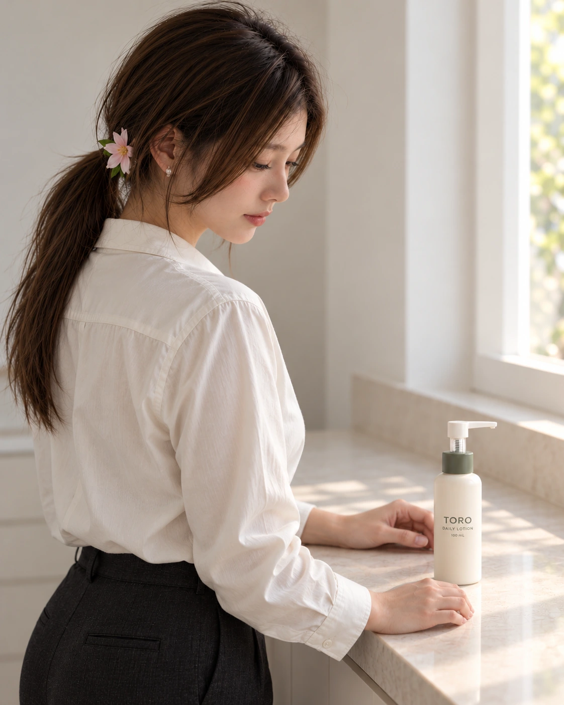 이사야 · 스킨케어 장면 · 자체 가상 제품