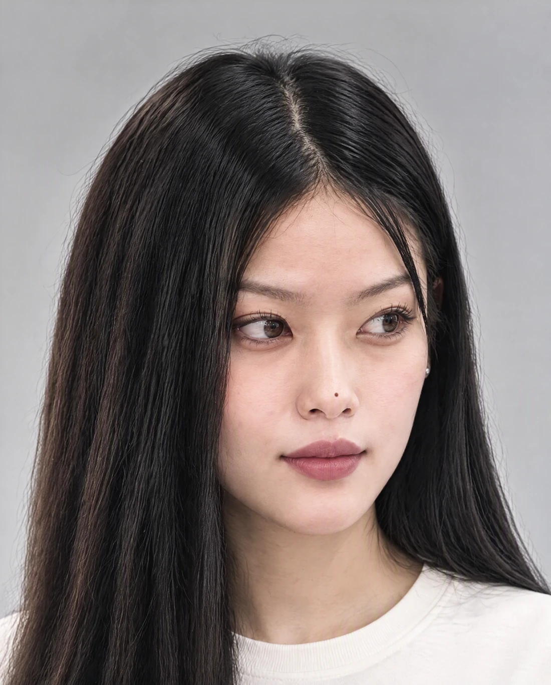 마은비 얼굴 오른쪽 사선